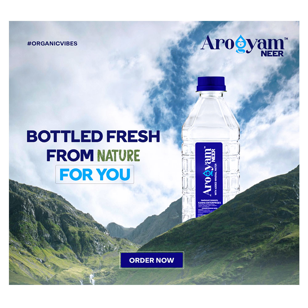 Arogyam Neer – 500ml Mineral Water Bottle - Image 7